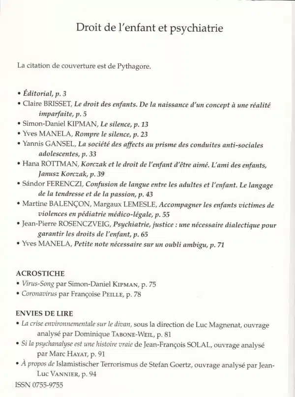 4/19 Droit de l'enfant et psychiatrie – Image 2